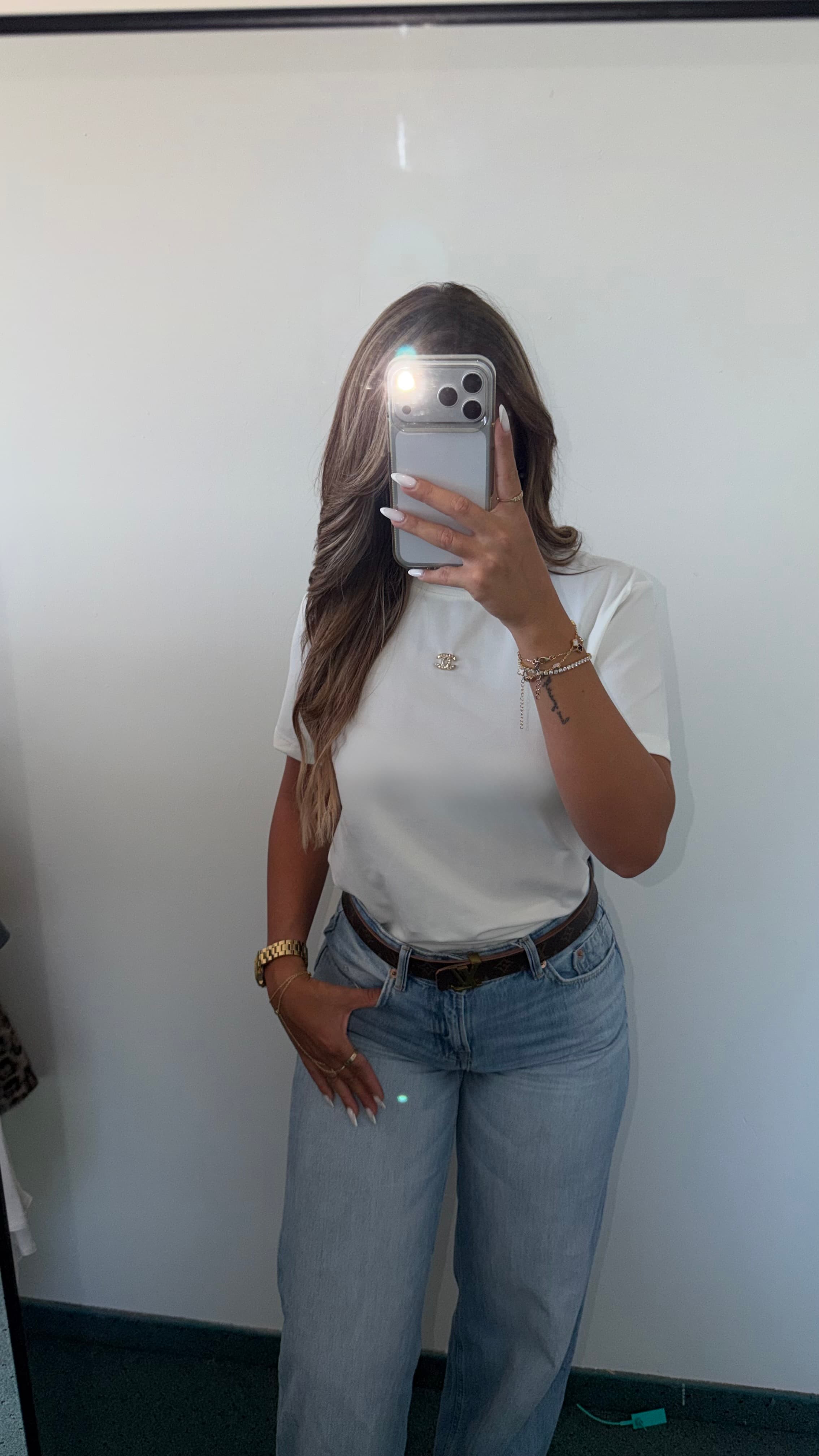 חולצת טי לבנה CELINE